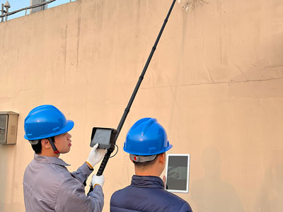 4K Telescopic Pole Inspection Camera